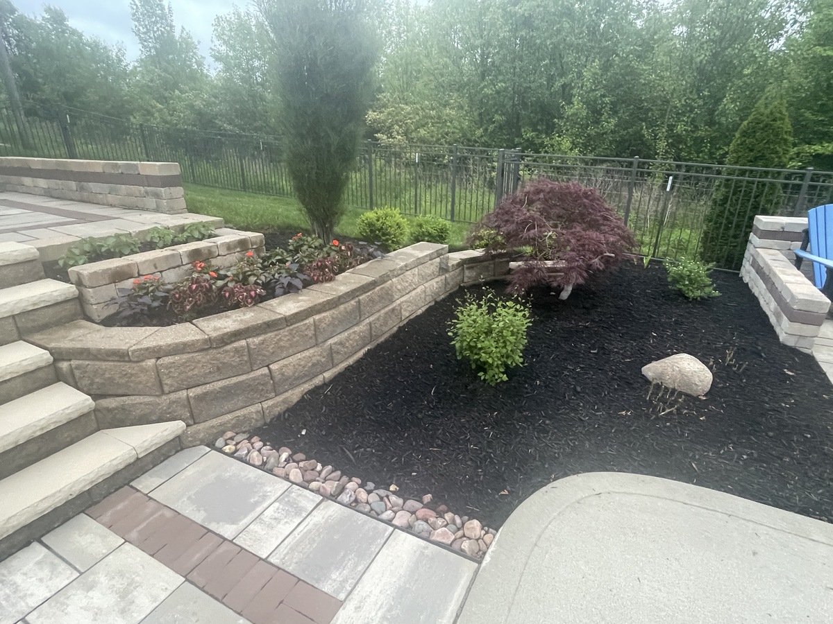 Landscaped Patio